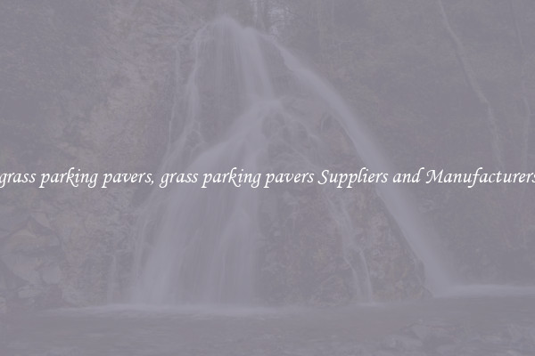 grass parking pavers, grass parking pavers Suppliers and Manufacturers