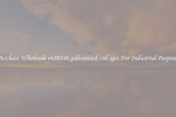 Purchase Wholesale en10346 galvanized coil sgcc For Industrial Purposes