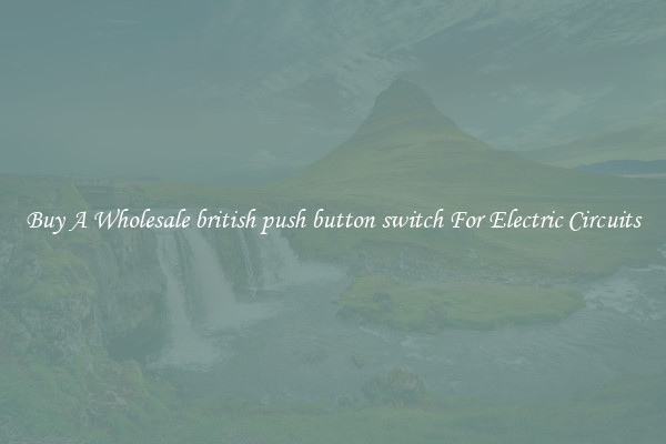 Buy A Wholesale british push button switch For Electric Circuits