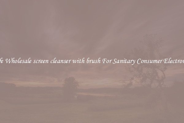 Safe Wholesale screen cleanser with brush For Sanitary Consumer Electronics
