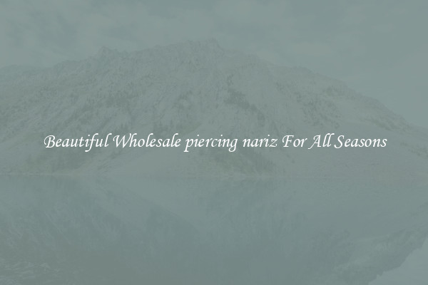 Beautiful Wholesale piercing nariz For All Seasons