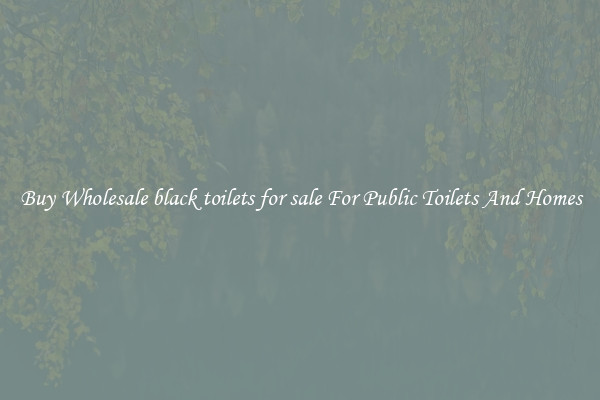 Buy Wholesale black toilets for sale For Public Toilets And Homes