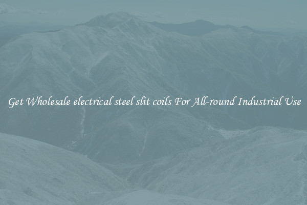 Get Wholesale electrical steel slit coils For All-round Industrial Use